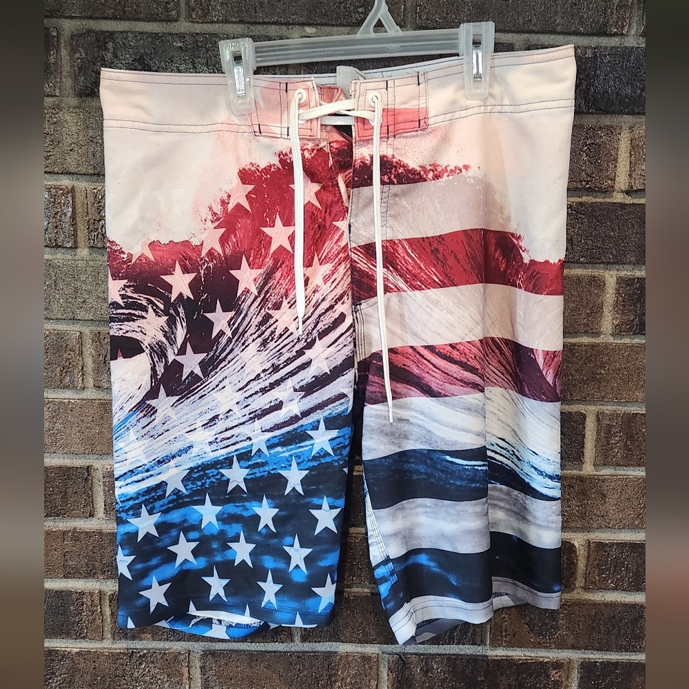 Men's Flag Swim Trunks